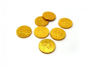 Gold Milk Chocolate 5p Coin