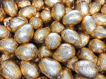 Gold Easter Eggs