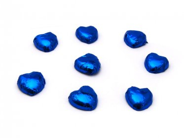 Chocolate Hearts Blue